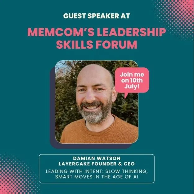 From first-time attendees to speakers: Layercake returns to Memcom with a message on intentional leadership